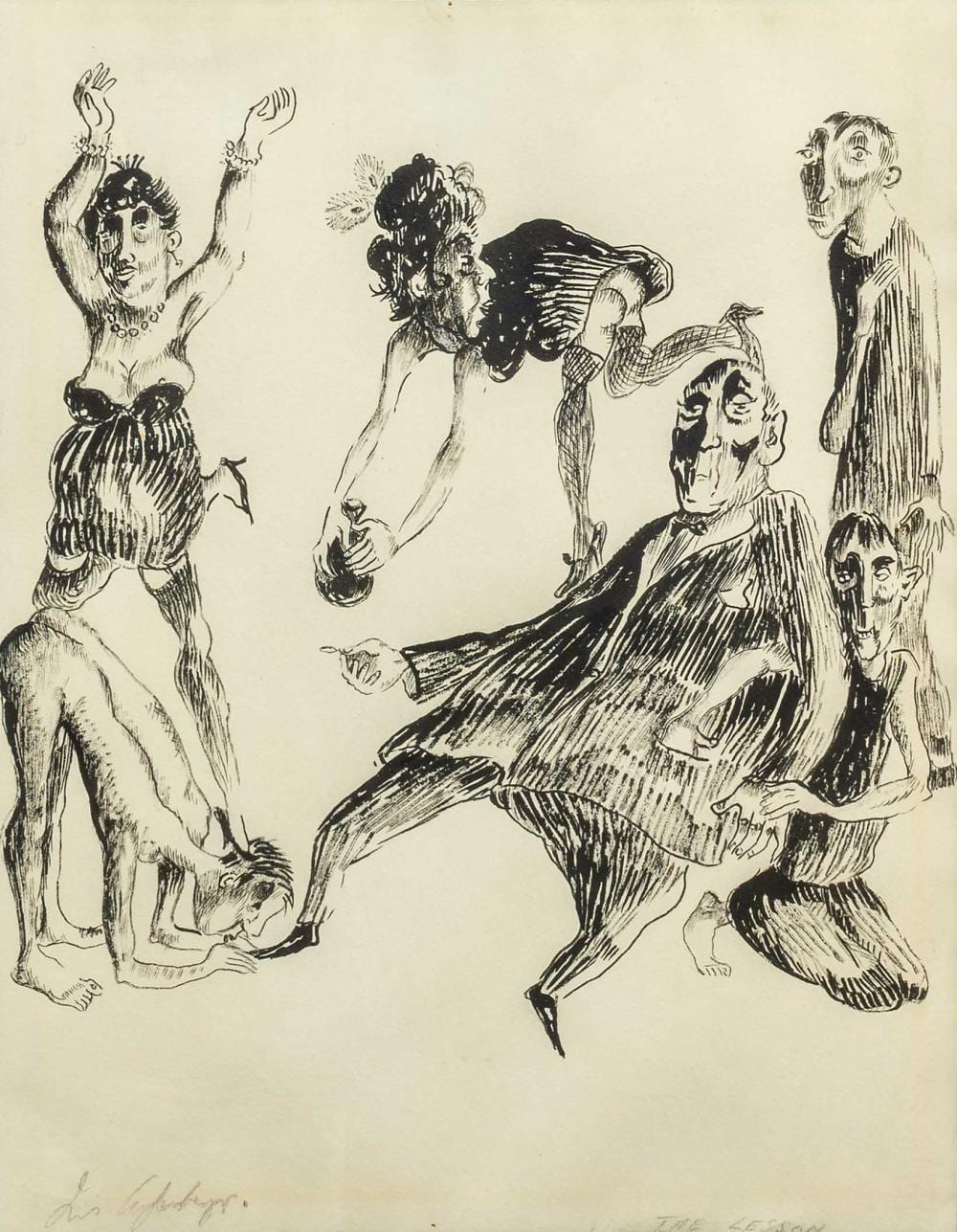 iris ampenberger sa 1916 1981 ink the lesson signed titled in pencil 37 x 29 · 5th Avenue Auctioneers · 2022-04-24 Iris Ampenberger comparable auction result: iris ampenberger sa 1916 1981 ink the lesson signed titled in pencil 37 x 29