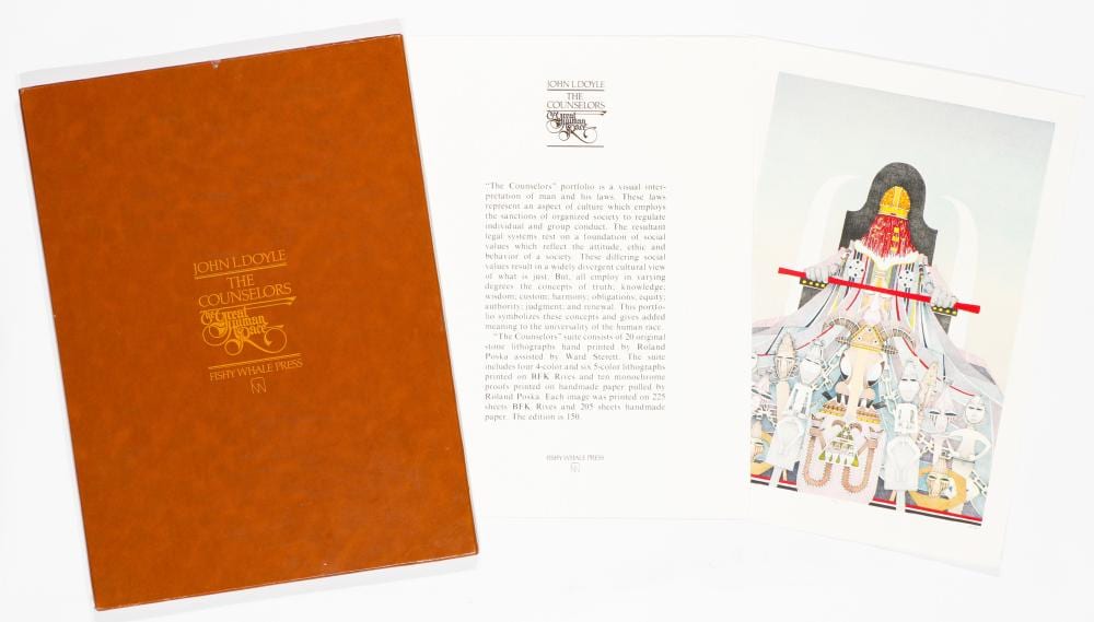 John Lawrence Doyle comparable auction result: john lawrence doyle american 1939 2010 the counselors portfolio