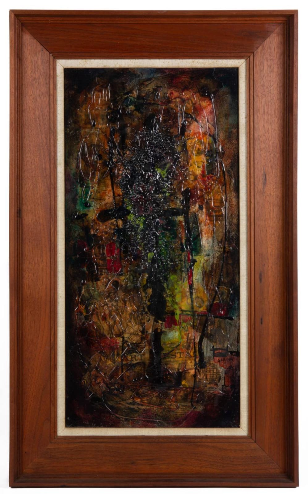 Danny Garcia comparable auction result: danny garcia california 1929 2012 mid century abstract painting