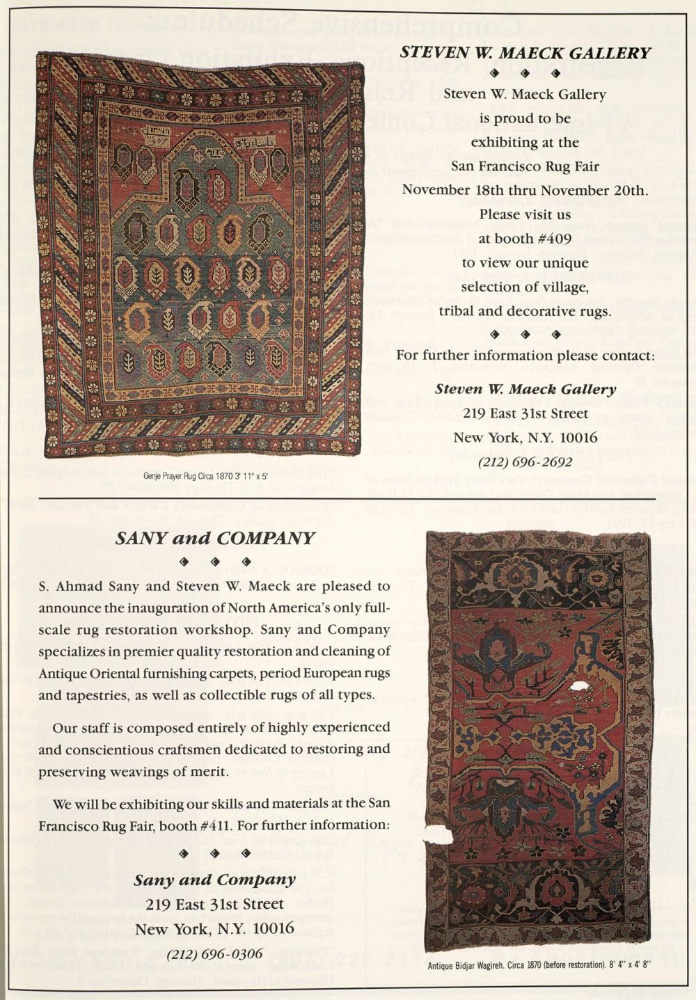 Oriental Rug Review. Seven Volumes in Five in Foli… sold by Jeschke Jádi Auctions Berlin GmbH, lot 1117 — auction record photograph
