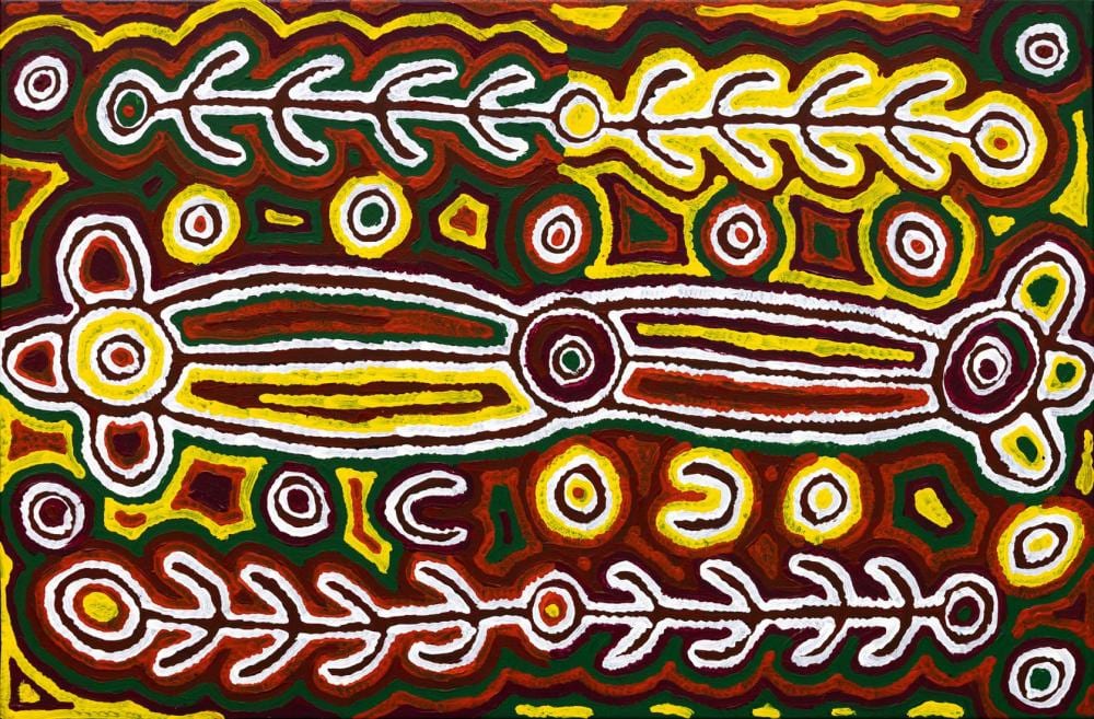 Angela Robertson Nangala comparable auction result: angela robertson nangala mina mina