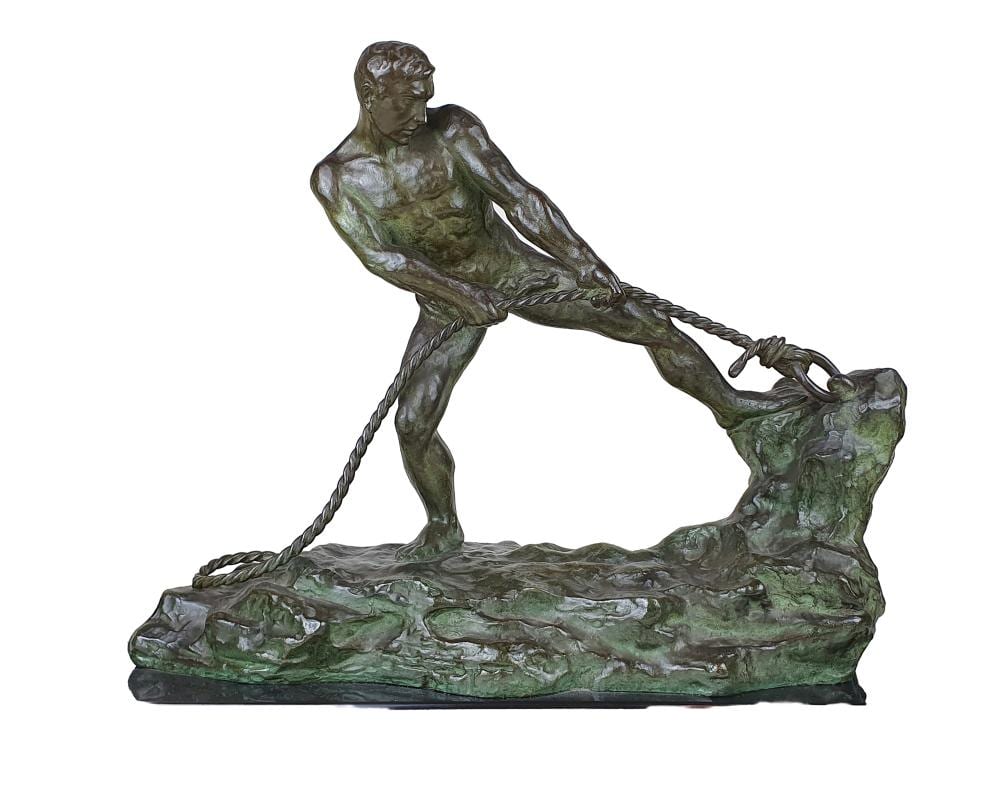 ghanu gantcheff 20 me siecle le haleur · Accademia Fine Art · 2022-04-28 Ganu Gantcheff comparable auction result: ghanu gantcheff 20 me siecle le haleur