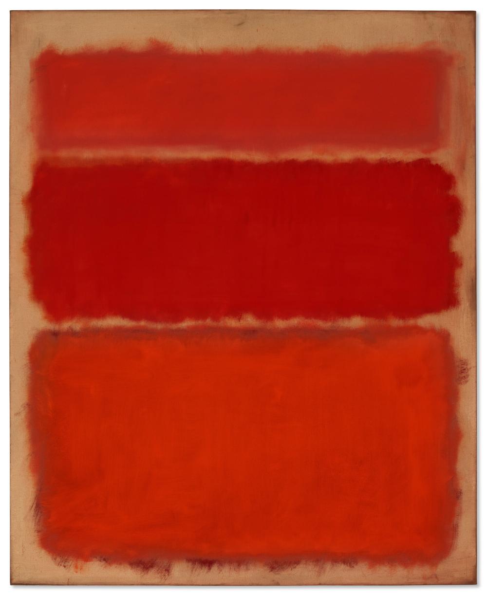 Mark Rothko (1903-1970) Untitled (Shades of Red) oil on canvas 69 x 56 in. comparable sale