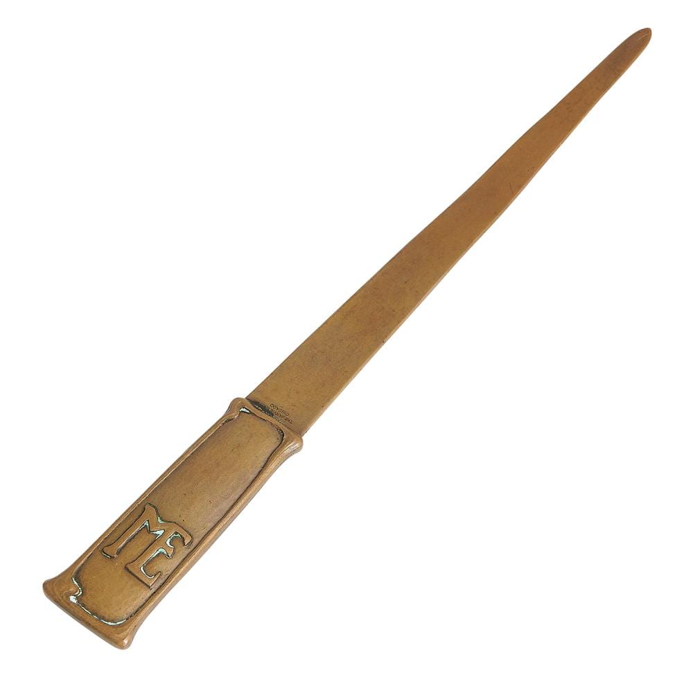 Robert Riddle Jarvie comparable auction result: robert riddle jarvie 1865 1941 the jarvie shop letter opener 1 w x 8 7 16 l