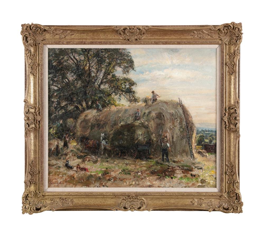 Herbert Royle comparable auction result: herbert royle 1870 1958 the haystack oil on canvas 49 5 x 69cm signed
