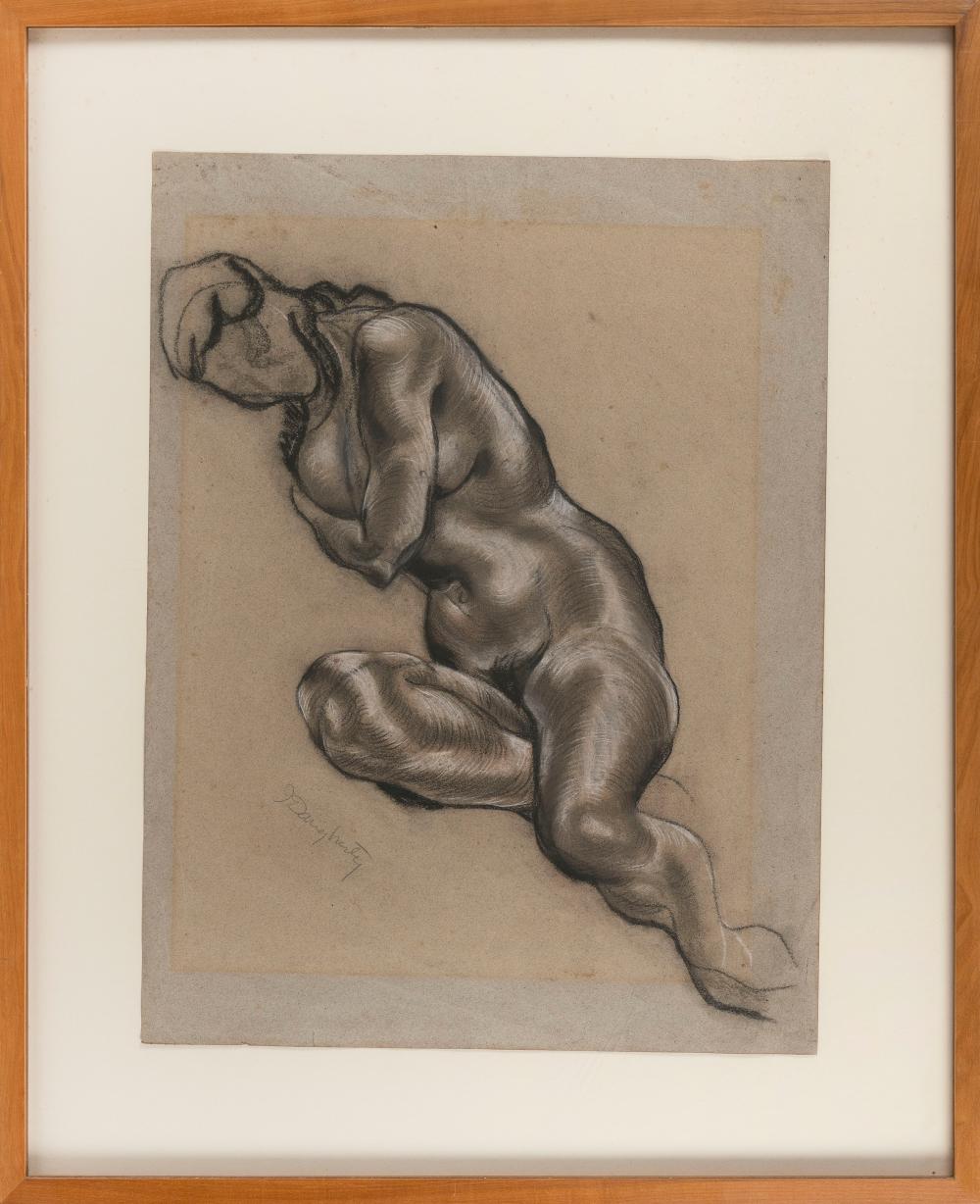 James Henry Daugherty comparable auction result: james henry daugherty washington d c new york connecticut north carolina 1889 1974 nude study mixed media on paper 25 5 x 19 25 sight framed 34 25 x 28