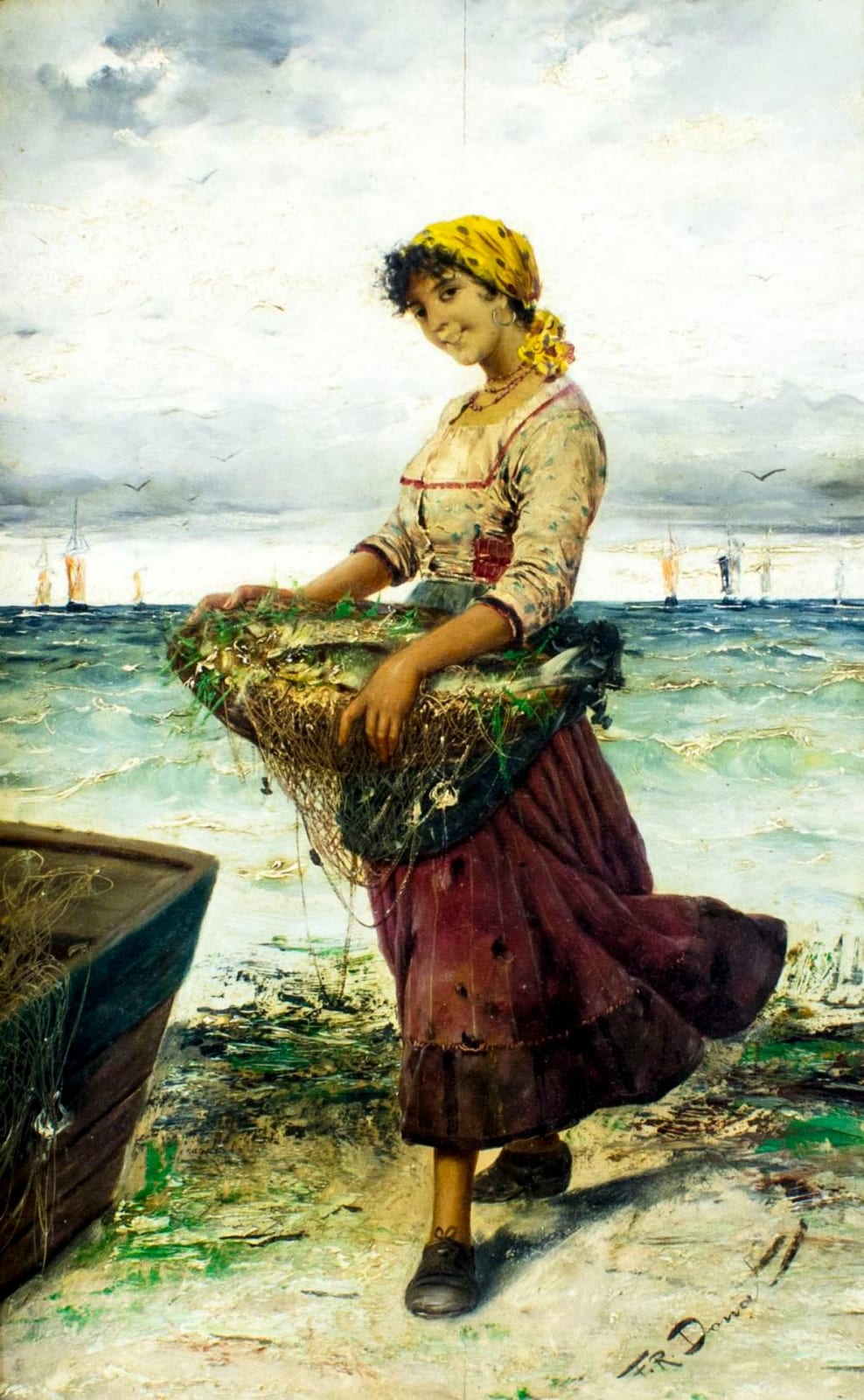 Frederick Reginald Donat comparable auction result: frederick reginald donat belgium 1830 1907 oil painting antique