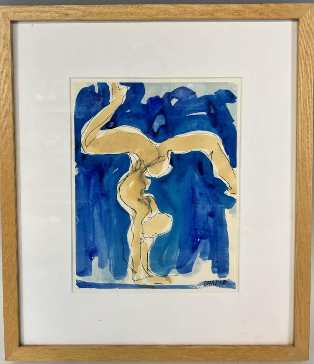 john vander watercolor · Dovetail Auctions, LLC · 2022-04-23 John Vander comparable auction result: john vander watercolor