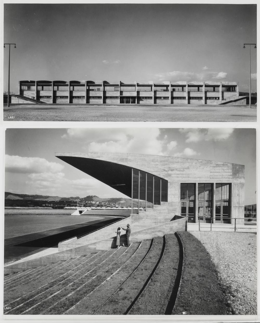 Adolf Lazi comparable auction result: adolf lazi 2 photographs stadium stuttgart bad cannstatt 1930s