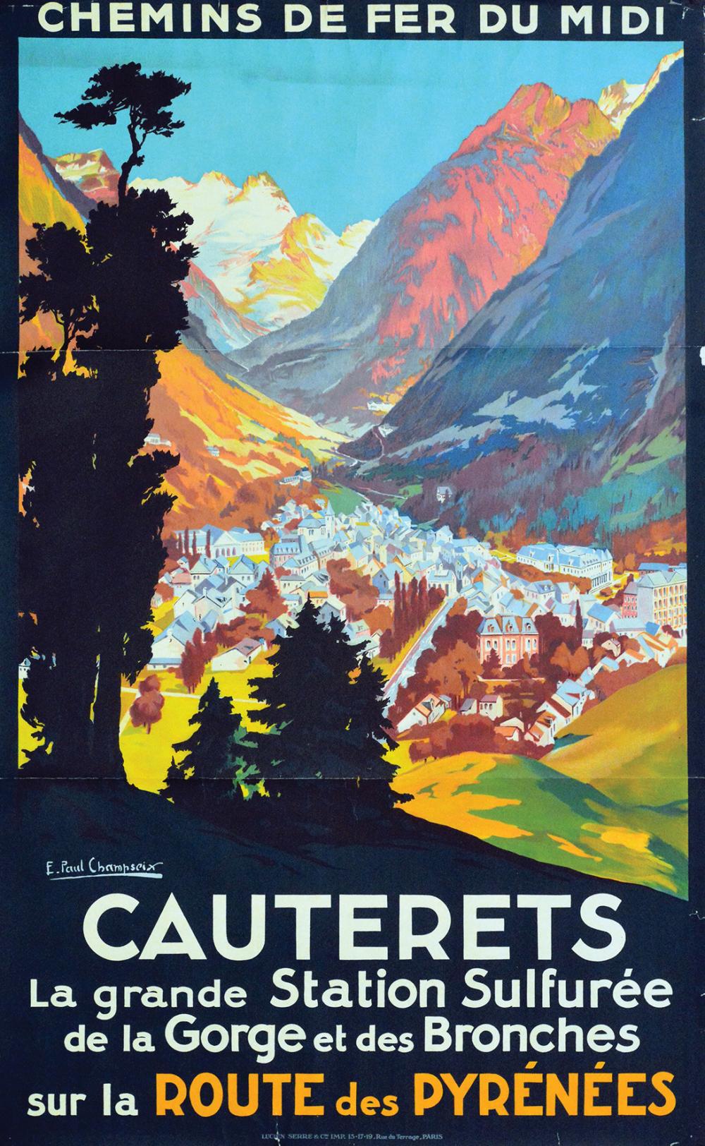 cauterets la grande station sulfur e de la gorge et des bronches sur la route des pyren eslucien serre cie paris · Mirabaud-Mercier · 2022-05-12 E. Paul Champseix comparable auction result: cauterets la grande station sulfur e de la gorge et des bronches sur la route des pyren eslucien serre cie paris