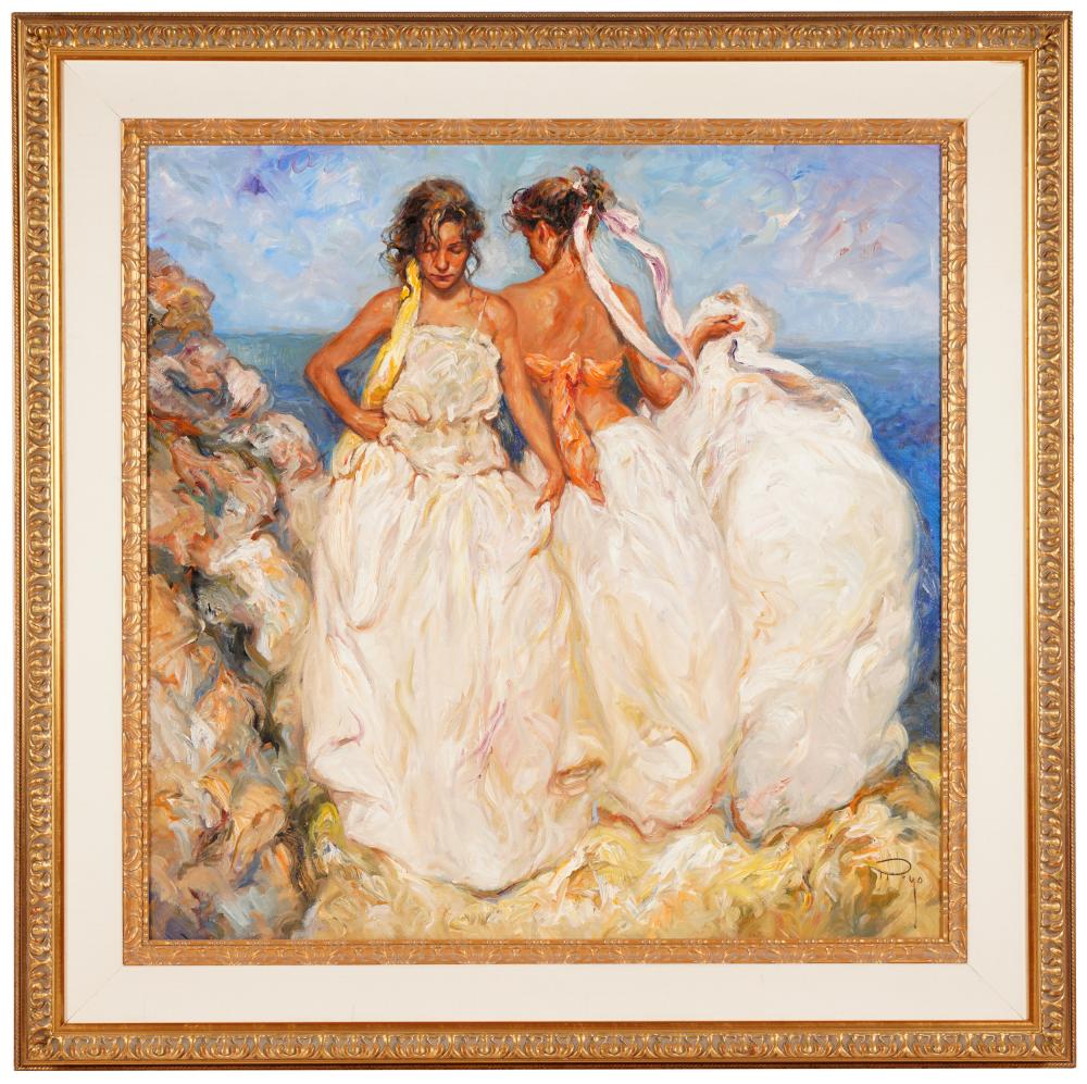 jose mateu san hilario royo b 1941 two women · Abell Auction · 2022-04-21 Jose Mateu San Hilario Royo comparable auction result: jose mateu san hilario royo b 1941 two women