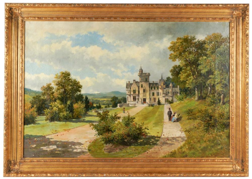 John Blake McDonald comparable auction result: john blake macdonald 1829 1901 country house landscape