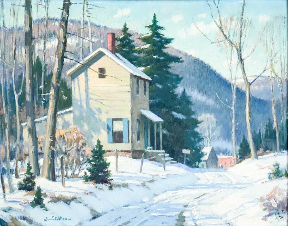 Junius Allen comparable auction result: junius allen the upland road