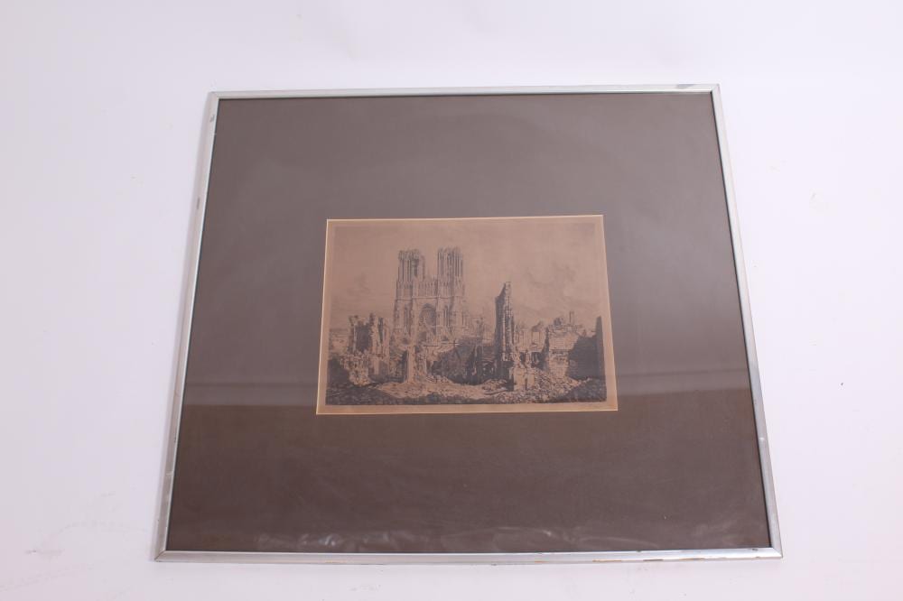 Raoul Varin comparable auction result: raoul varin signed etching of notre dame