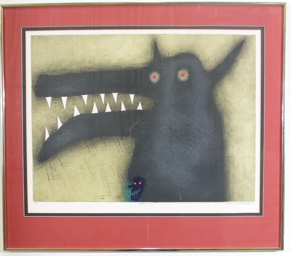 Sergio Gonzales-Tornero comparable auction result: sergio gonzales tornero etching