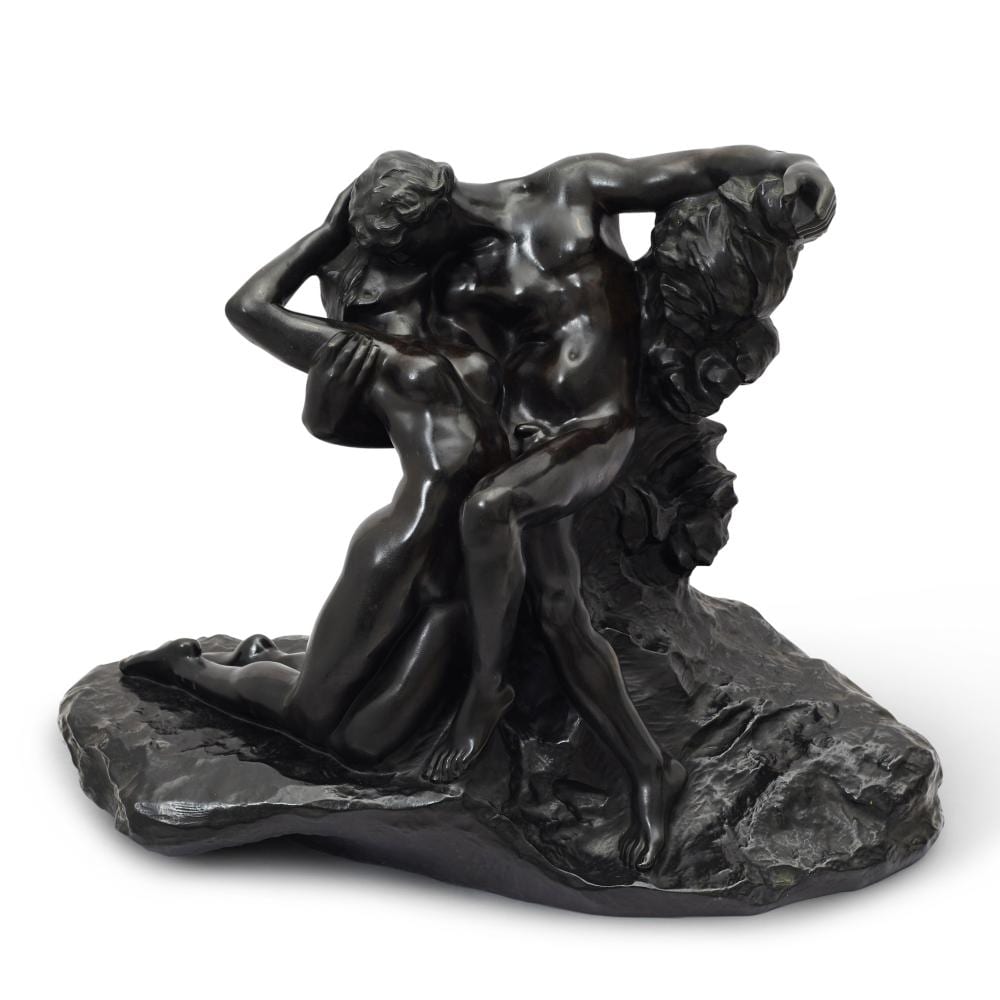Auguste Rodin 奧古斯特・羅丹 - Éternel Printemps, second état, 2ème réduction dite aussi "taille no 4" 永恆之春（第二形態，縮小版第二版或稱「四號尺寸」) comparable sale