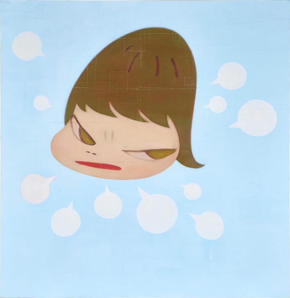 Yoshitomo Nara 奈良美智 - Angry Blue Boy 憤怒的藍色男孩 comparable sale