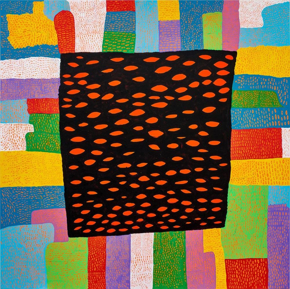 Yayoi Kusama 草間彌生 - Message from Hades 來自哈迪斯的訊息 comparable sale