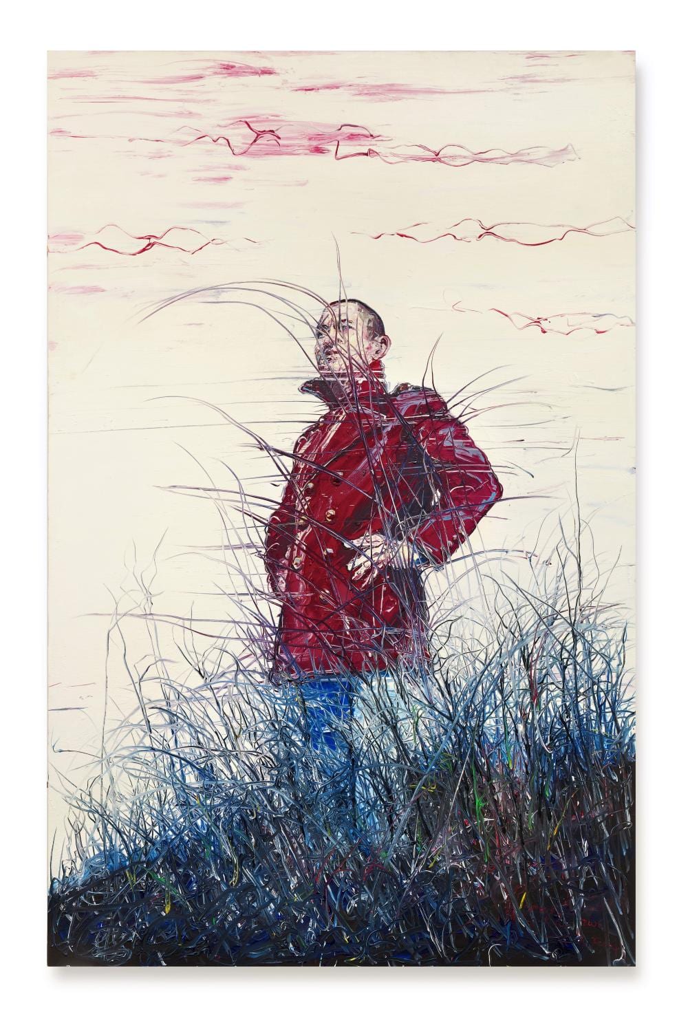 Zeng Fanzhi 曾梵志 - Self-Portrait 自畫像 comparable sale