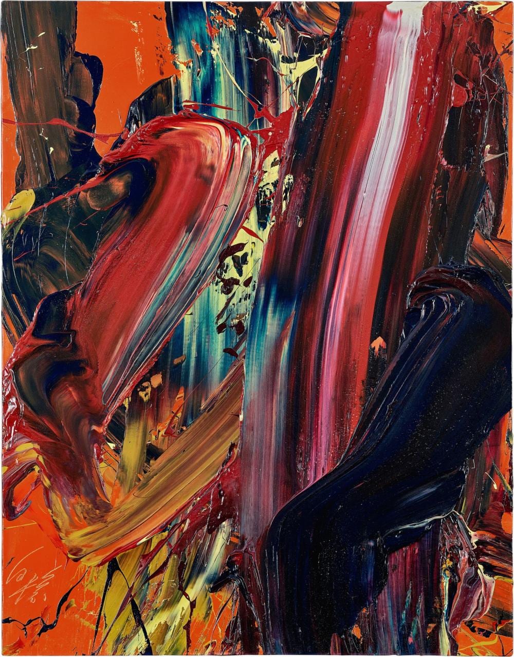 Kazuo Shiraga 白髮一雄 - Indra 因陀羅 comparable sale