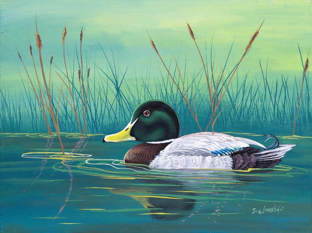 Ivan Lonechild comparable auction result: ivan lonechild untitled mallard