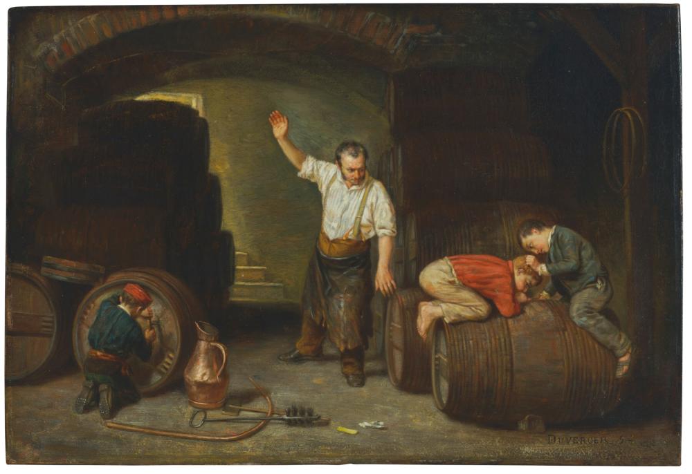 th ophile emmanuel duverger french 1821 1898 caught at last oil on panel · Christie's · 2022-05-27 Théophile Emmanuel Duverger comparable auction result: th ophile emmanuel duverger french 1821 1898 caught at last oil on panel