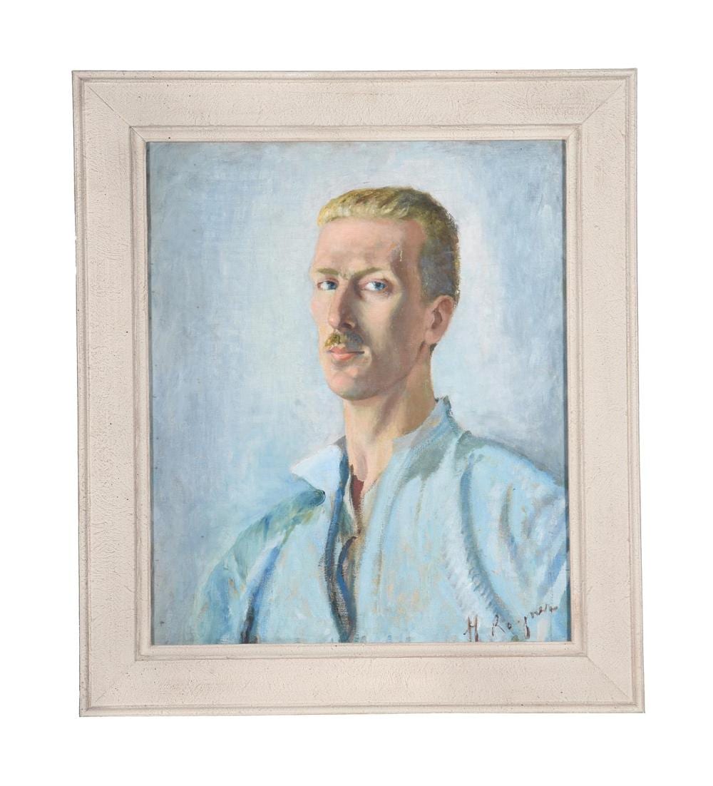 Henry Rayner comparable auction result: henry rayner 1902 1957 self portrait