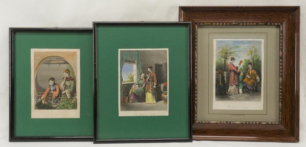 Albert Henry Payne comparable auction result: albert henry payne three chinese scenes
