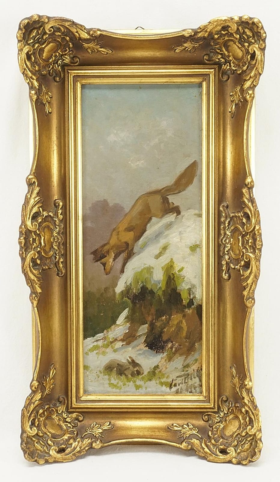 Karl Deiker comparable auction result: carl deiker 1879 1958 fuchs auf beutezug fox on the prowl