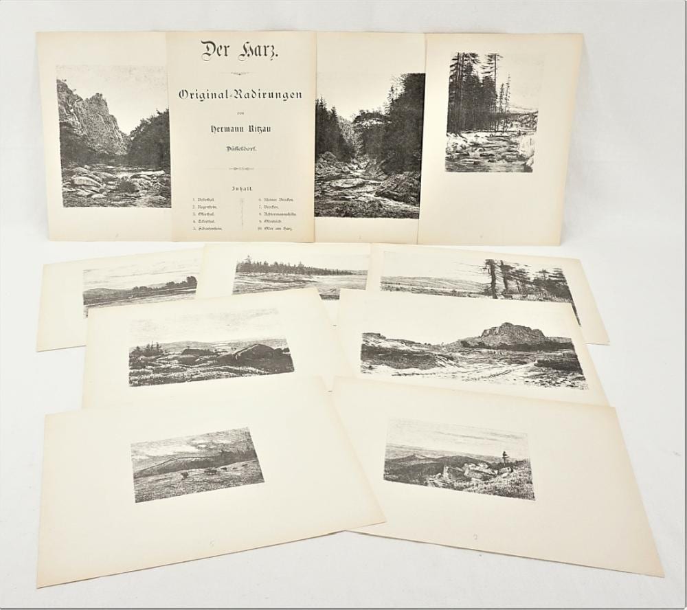 Hermann Ritzau comparable auction result: hermann ritzau 1866 1922 der harz the harz