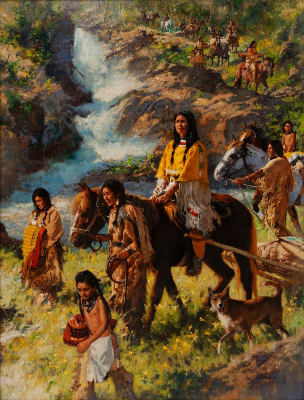 C. Michael Dudash comparable auction result: c michael dudash american b 1952 the return to summer s camp 2016