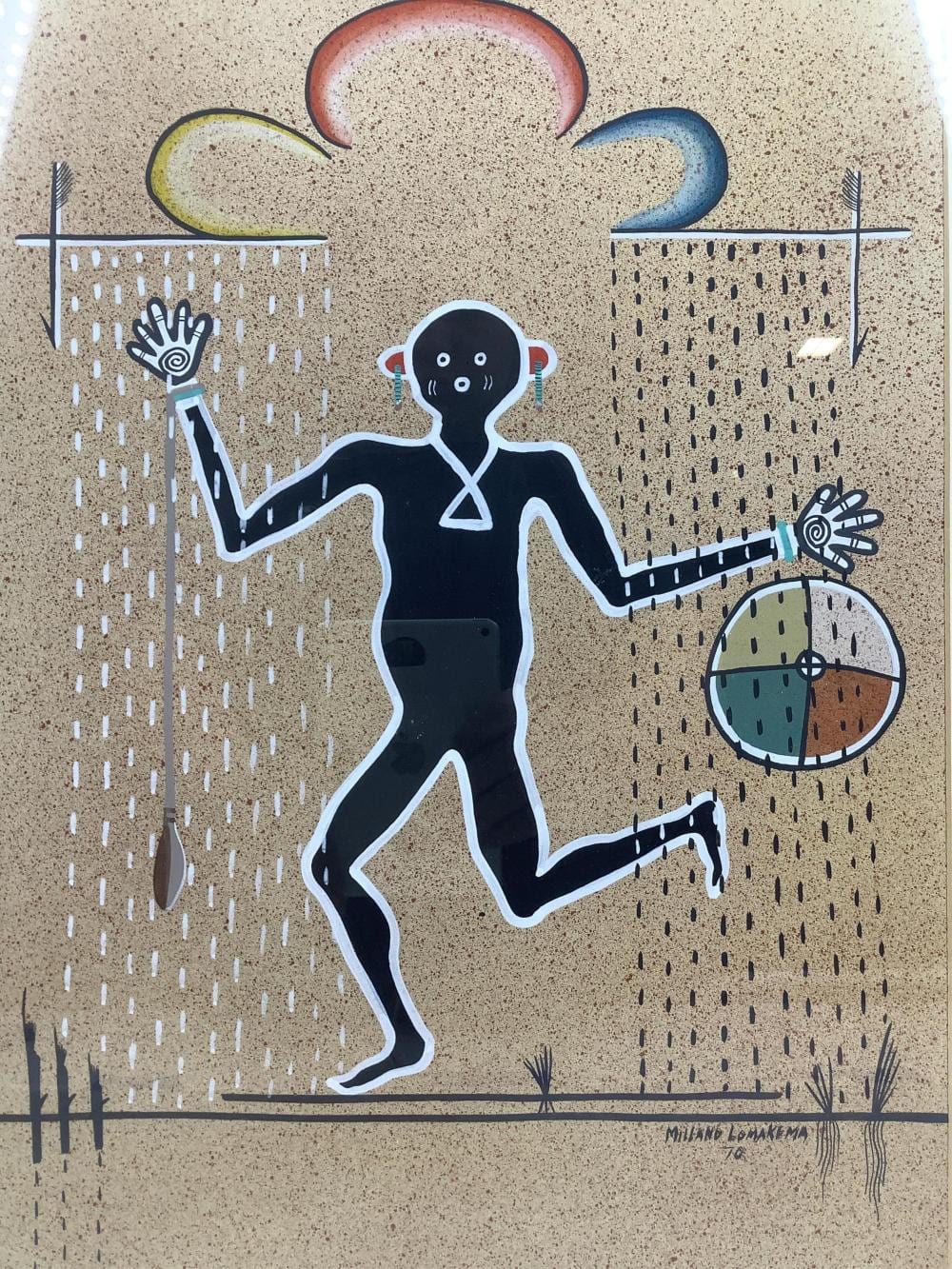 Dawakema comparable auction result: milland lomakema b 1941 gouache on paper