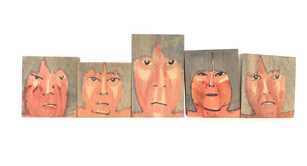 Glen La Fontaine comparable auction result: glen la fontaine original hand painted wood blocks