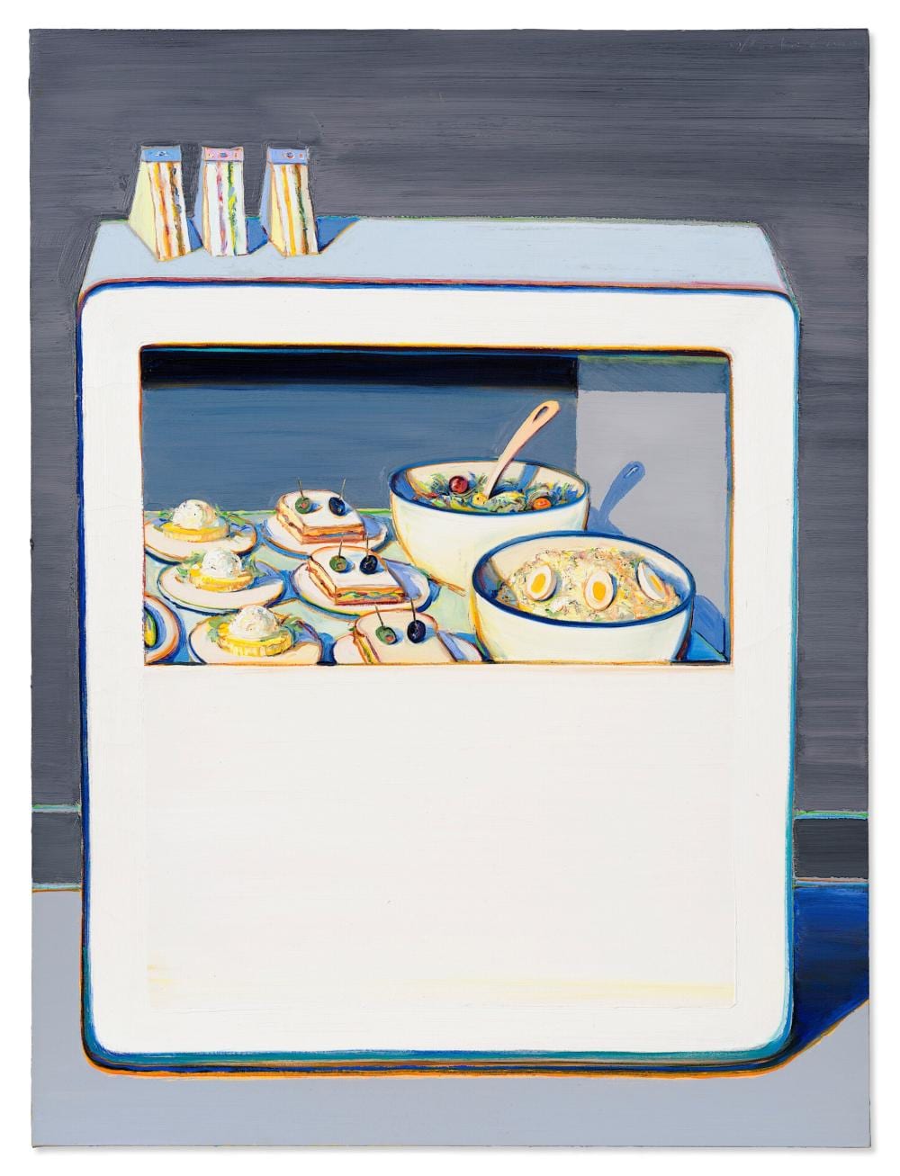 Wayne Thiebaud (1920-2021) Little Deli oil on canvas 48 x 36 in. (121.9 x 9 comparable sale