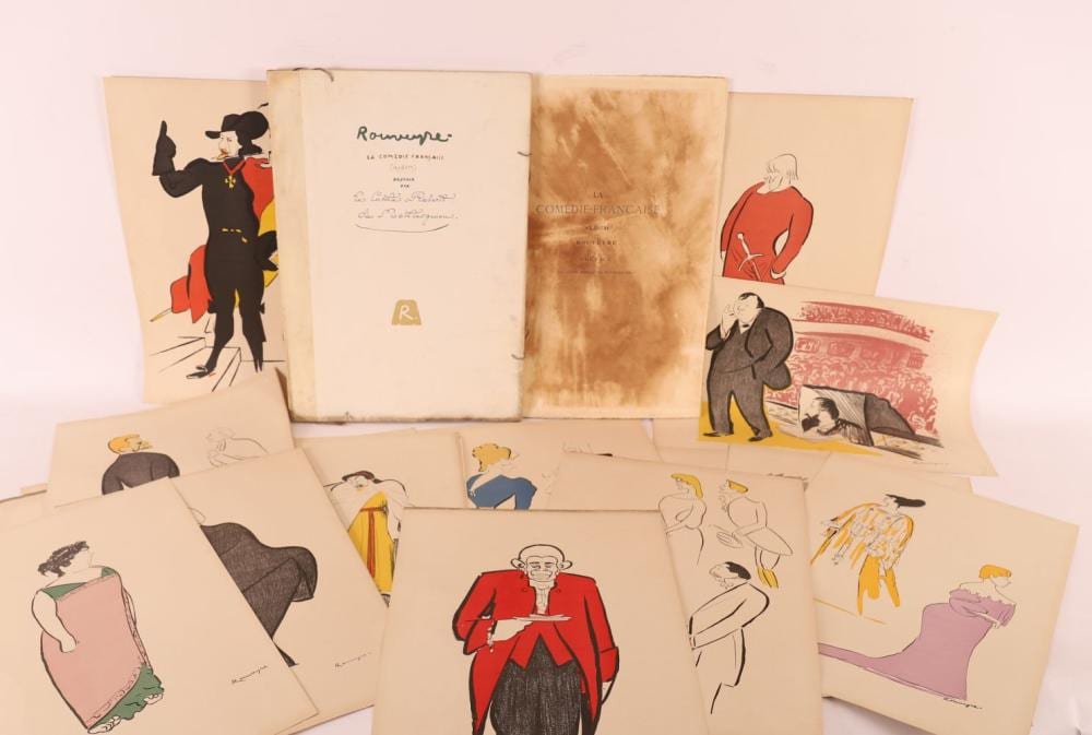 andr rouveyre 1896 1962 montesquiou robert de rouveyre andr la com die fran aise album par rouveyre s l n d paris 1905 · Paris Oise Enchères · 2022-05-07 André Rouveyre comparable auction result: andr rouveyre 1896 1962 montesquiou robert de rouveyre andr la com die fran aise album par rouveyre s l n d paris 1905