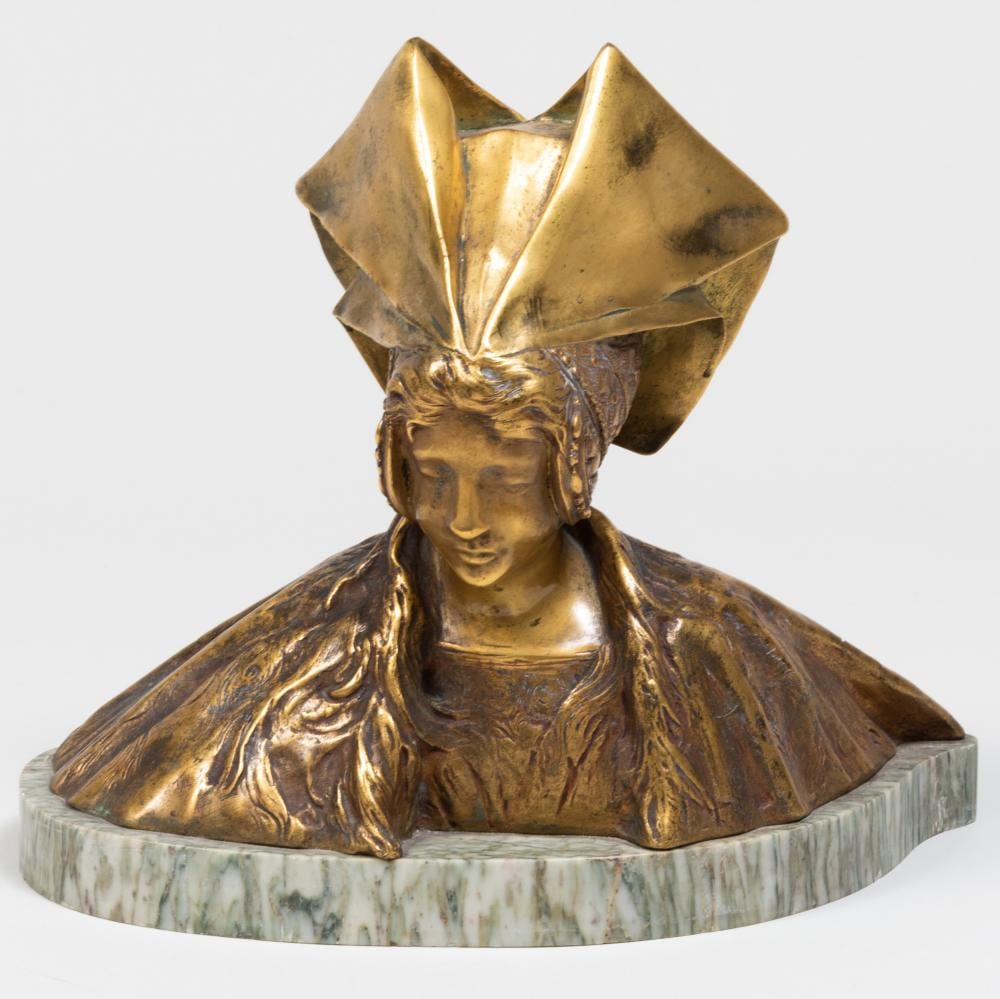 Léo Laporte-Blairsy comparable auction result: l o laporte blairsy 1867 1923 jeune femme au costume de moyen ge