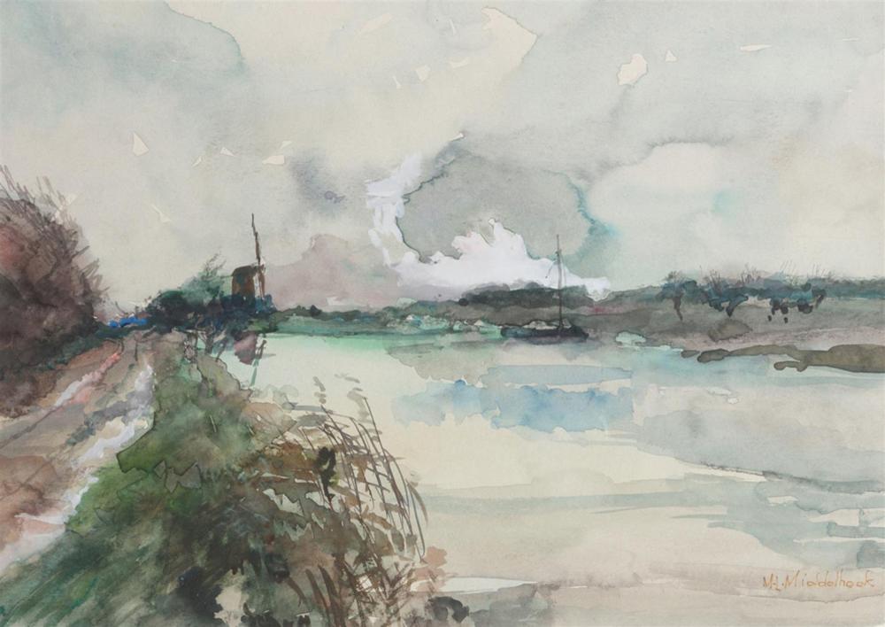 martinus leonardus middelhoek 1898 1986 polder landscape · Medusa Auctioneers · 2022-05-17 Martinus Leonardus Middelhoek comparable auction result: martinus leonardus middelhoek 1898 1986 polder landscape
