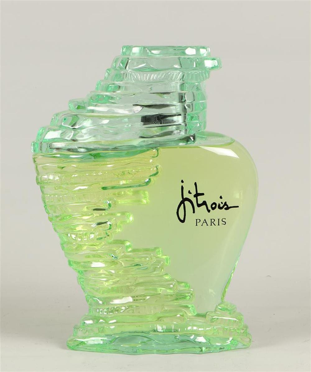 J. Large comparable auction result: a very large shop window model perfume bottle jean claude j