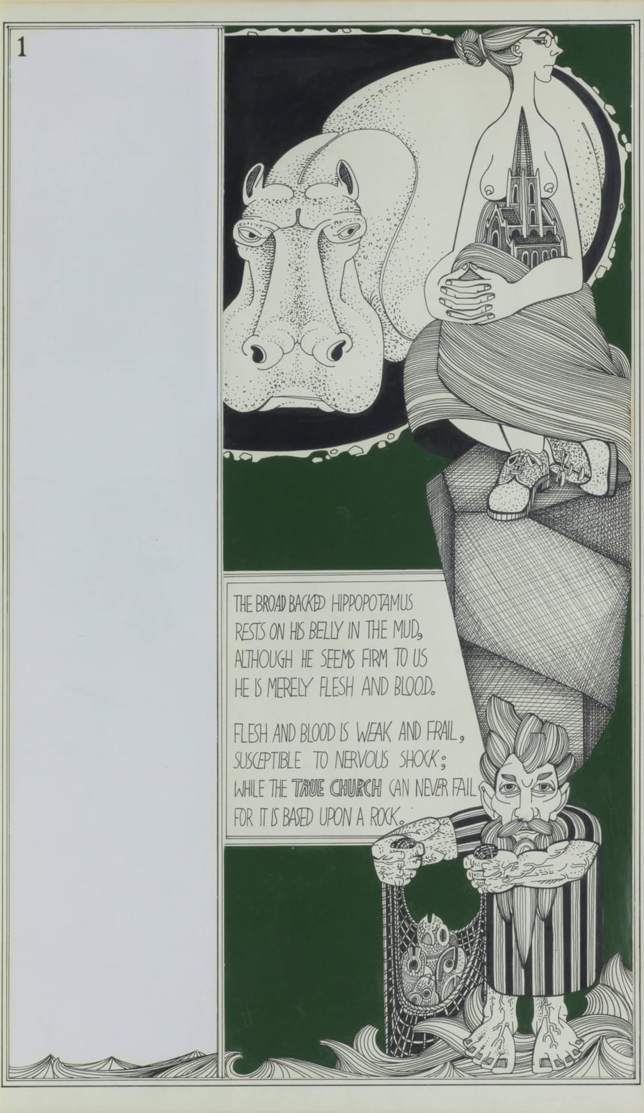 Alasdair Gray comparable auction result: alasdair gray british 1934 2019 the hippopotamus a series of pictures 7