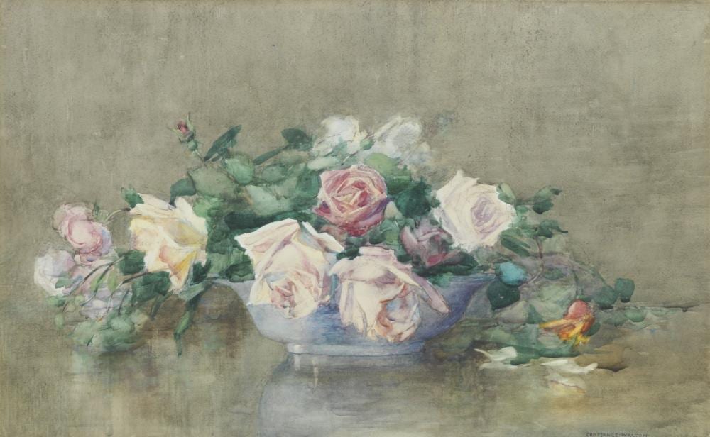 constance walton british 1866 1960 mixed roses 44 x 68 5 cm 17 5 16 x 26 15 16 in · Bonhams · 2022-05-18 Constance Walton comparable auction result: constance walton british 1866 1960 mixed roses 44 x 68 5 cm 17 5 16 x 26 15 16 in