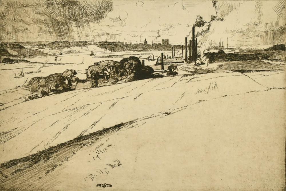leslie moffat ward 1888 1978 british the medway near rochester etching trial proof signed and inscribe · John Nicholson's Fine Art Auctioneers & Valuers · 2022-05-11 Leslie Moffat Ward comparable auction result: leslie moffat ward 1888 1978 british the medway near rochester etching trial proof signed and inscribe