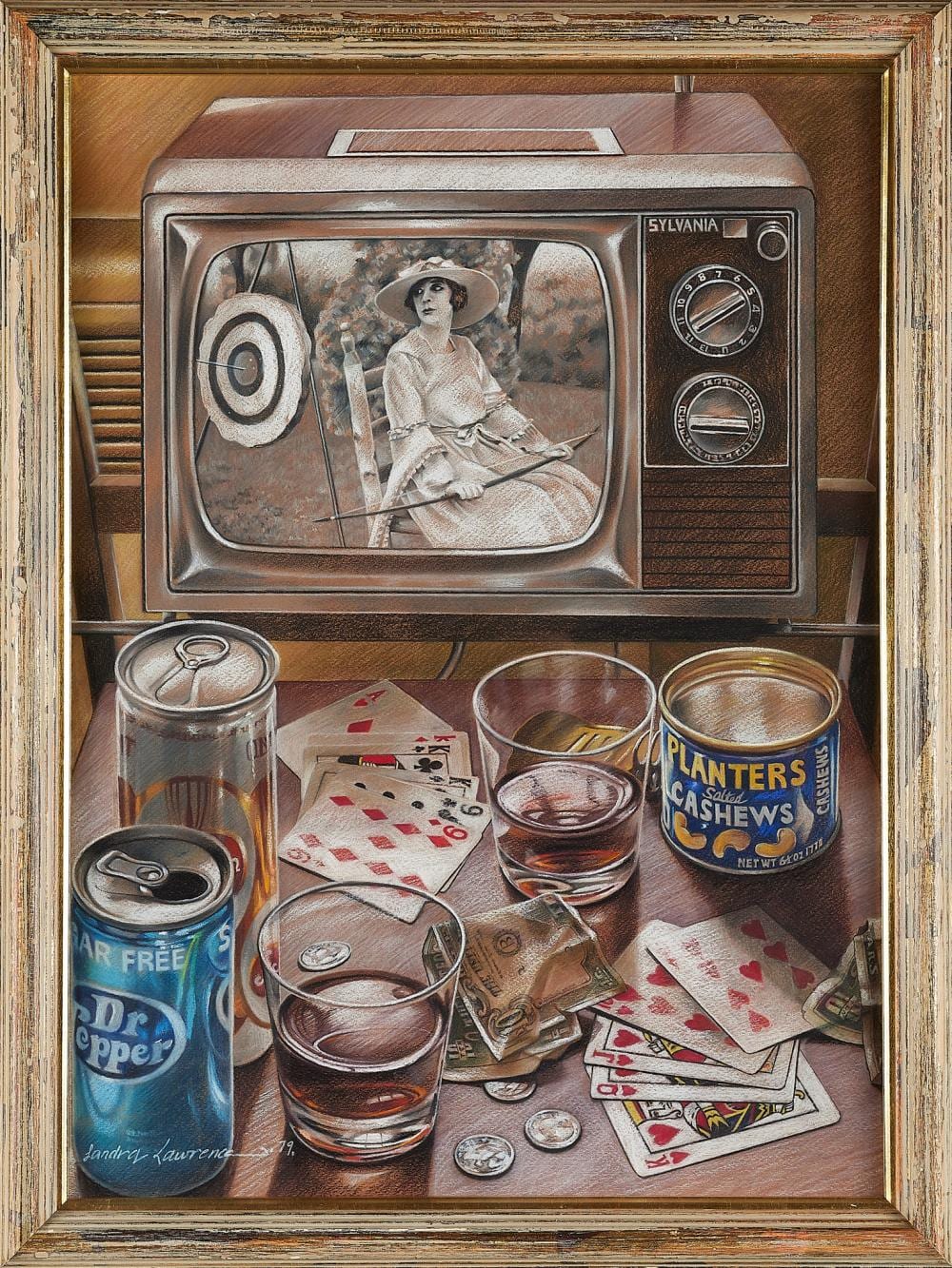 Sandra Lawrence comparable auction result: sandra lawrence b 1945 tv dinners 1979