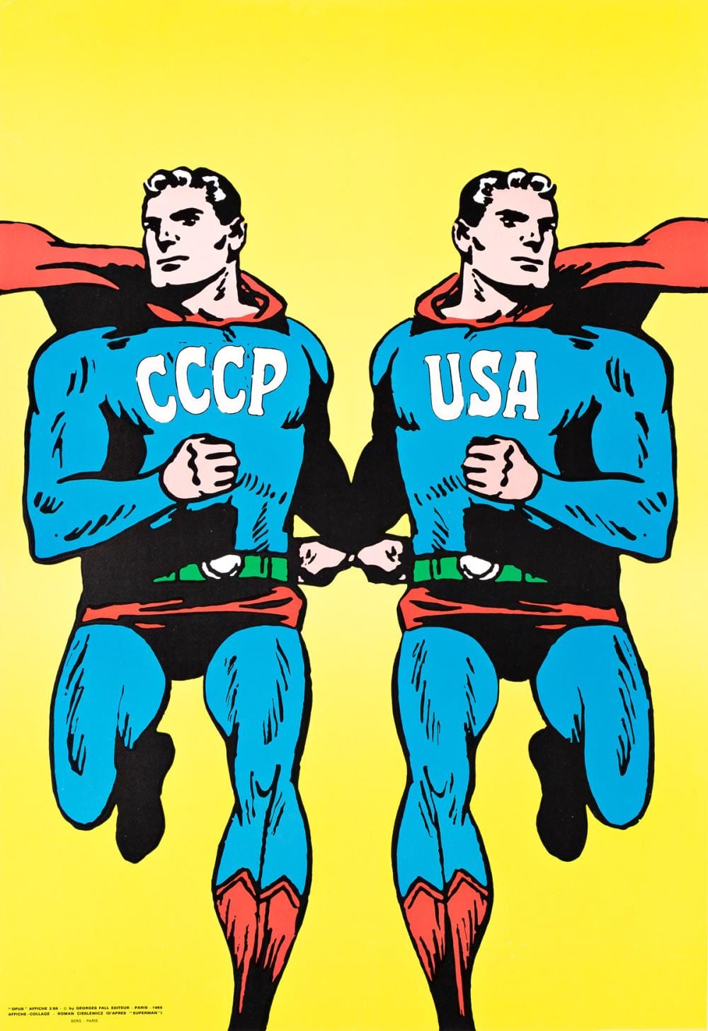roman cieslewicz 1930 1996 cccp usa 1968 31 x21 inches 80x54 cm serg paris · Swann Auction Galleries · 2022-05-19 Roman Cieslewicz comparable auction result: roman cieslewicz 1930 1996 cccp usa 1968 31 x21 inches 80x54 cm serg paris