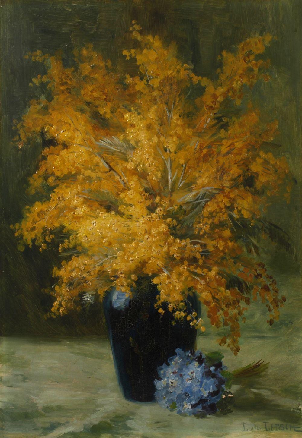 Louis Letsch comparable auction result: louis letsch gingsterstrau in vase