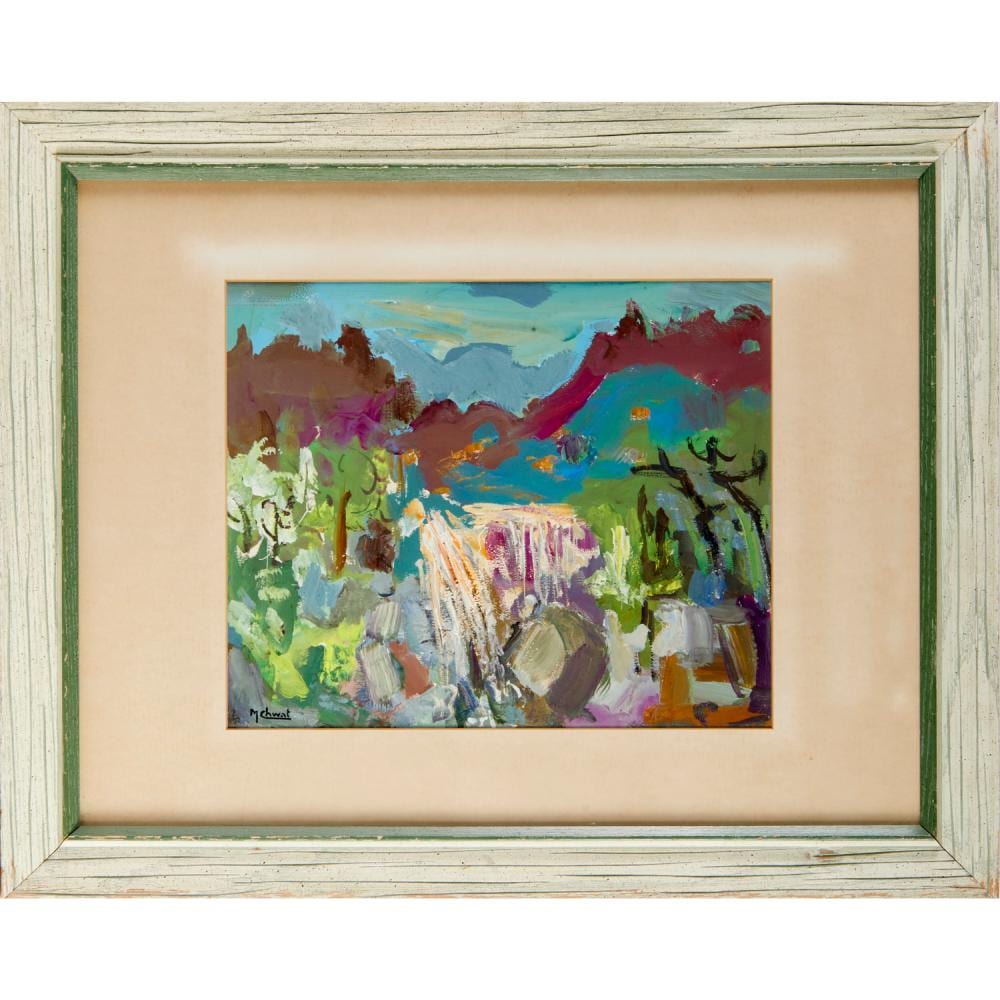 Molli Chwat comparable auction result: molli chwat polish 1888 1979 oil on paper
