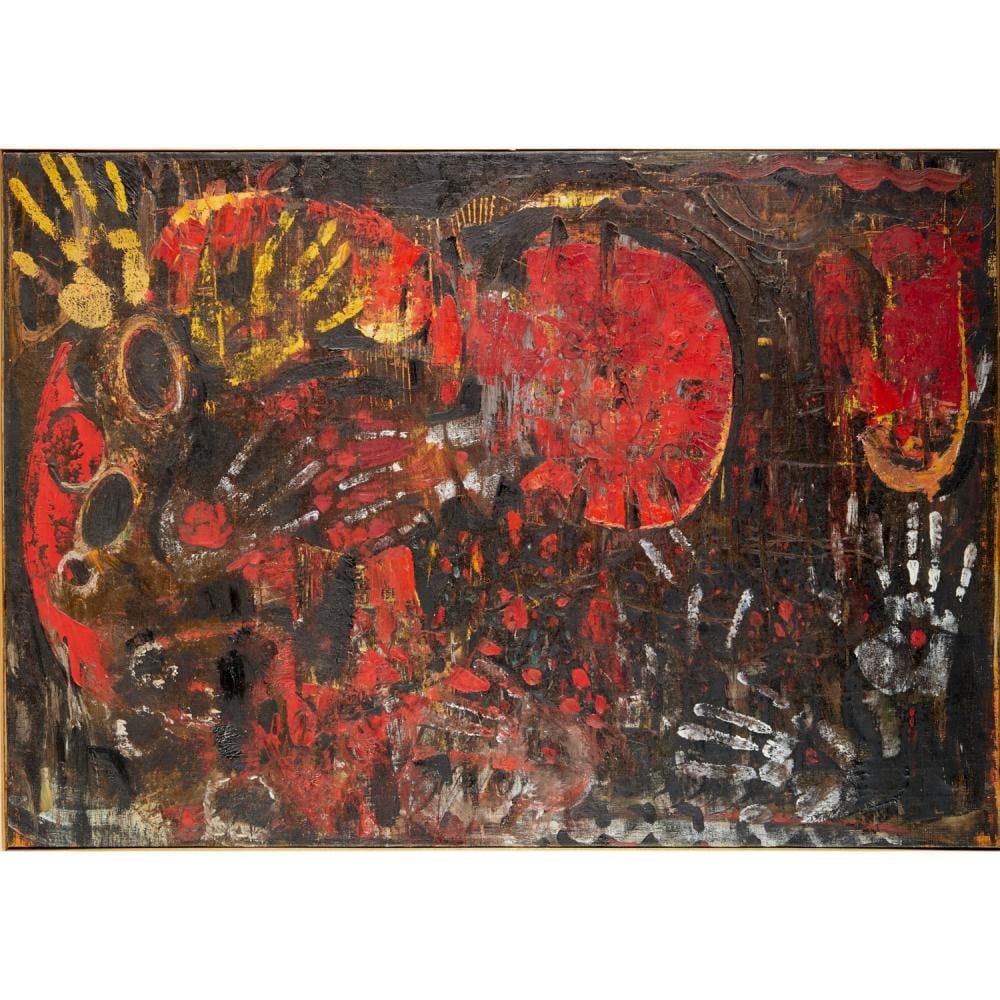 Renato Cristiano comparable auction result: renato cristiano oil on canvas 1959