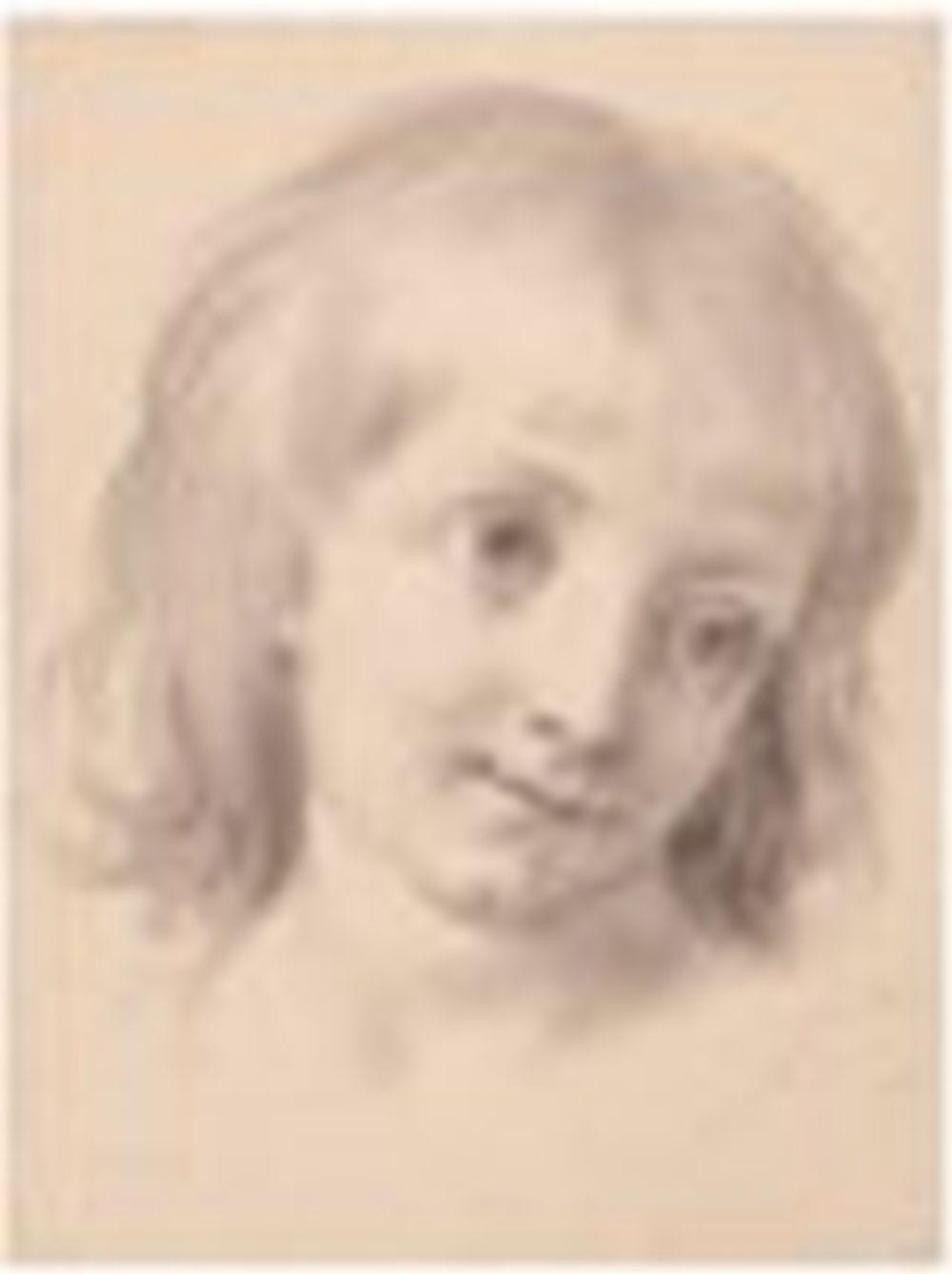 Antonio Cavallucci comparable auction result: antonio cavallucci sermoneta 1752 1795 rome t te d enfant pierre noire e