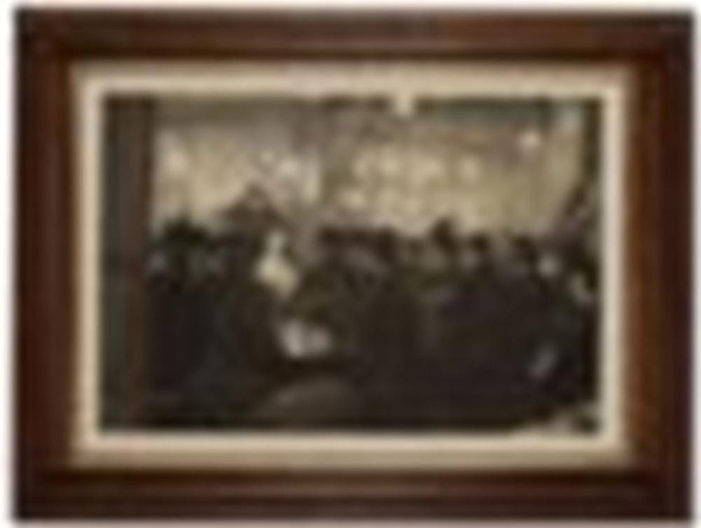 Georges Leroux comparable auction result: georges paul leroux paris 1877 1957 le chansonnier legay au cabaret dit