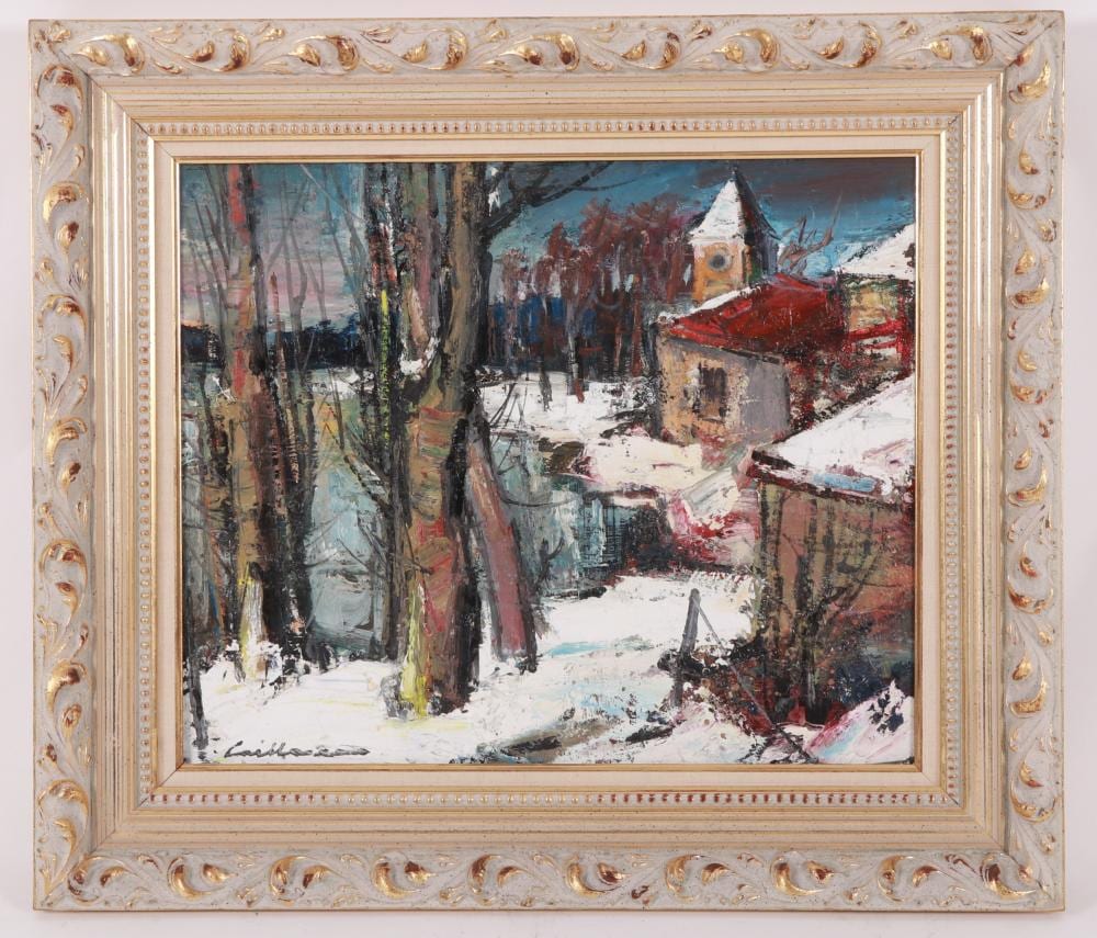 Rodolphe Caillaux comparable auction result: rodolphe caillaux 1904 1989 neige en france