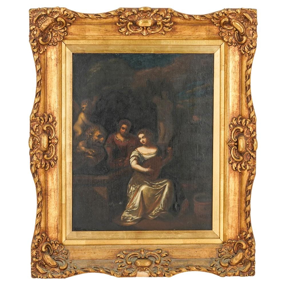 Barend Graat comparable auction result: barend graat woman playing the lute oil on canvas